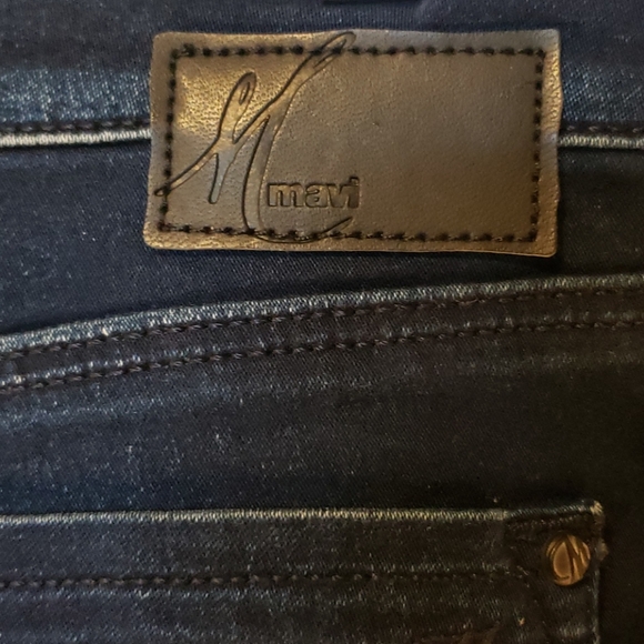 Mavi Dark Jean Shorts - Picture 8 of 8